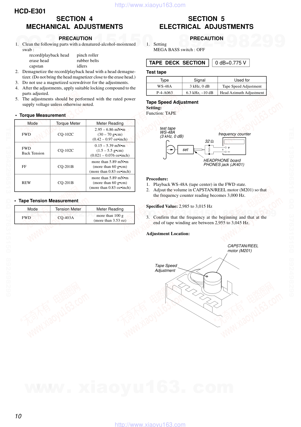 索尼SONY HCD-E301音响电路图-9