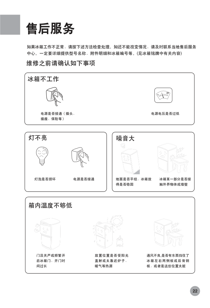 海尔节能冰箱BCD-208KA使用说明书-4 海尔节能冰箱BCD-208KA使用说明书-4