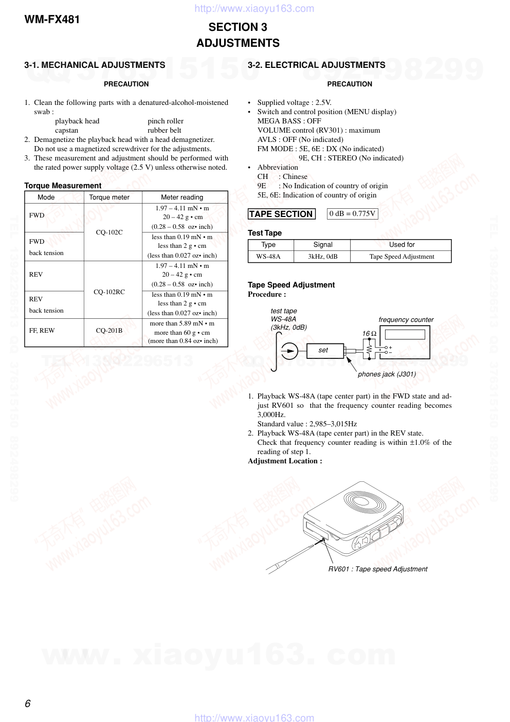 索尼SONY WM-FX481电路图-5 索尼SONY WM-FX481电路图-5