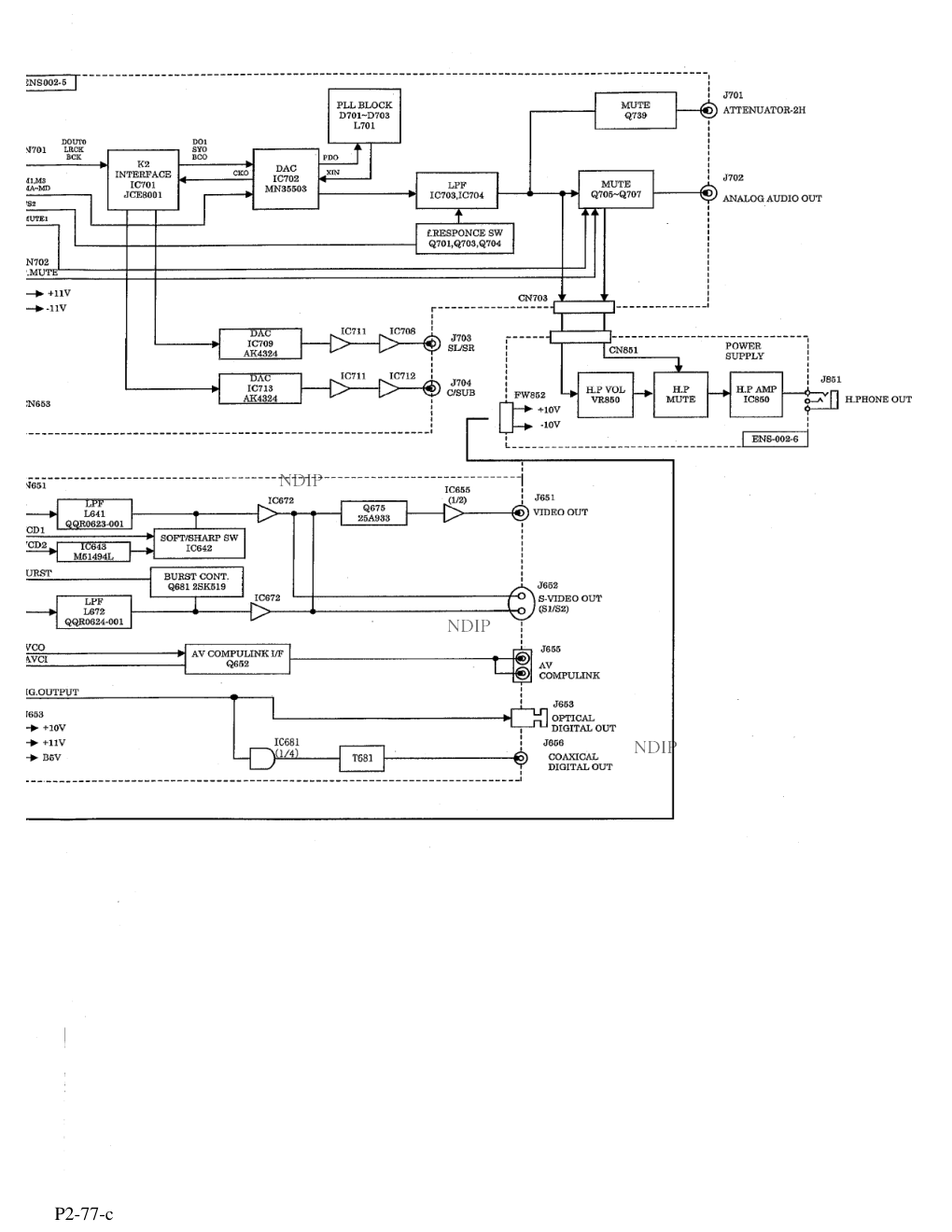 胜利JVC XV-D2000BK音响电路原理图-3
