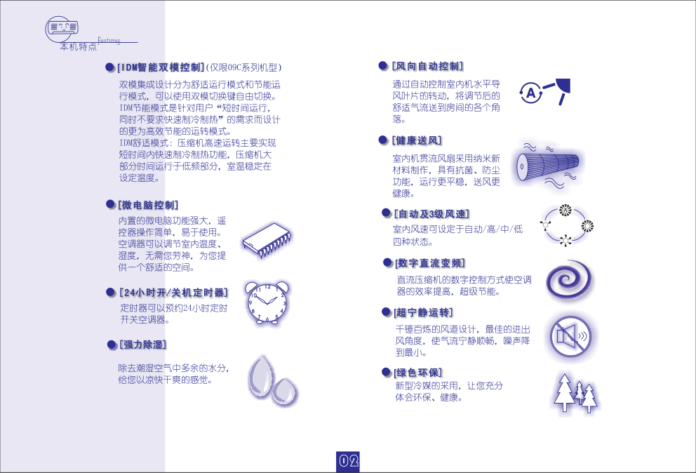 海信分体热泵挂壁式变频房间空调KFR-26GW09FZBpC使用说明书-1