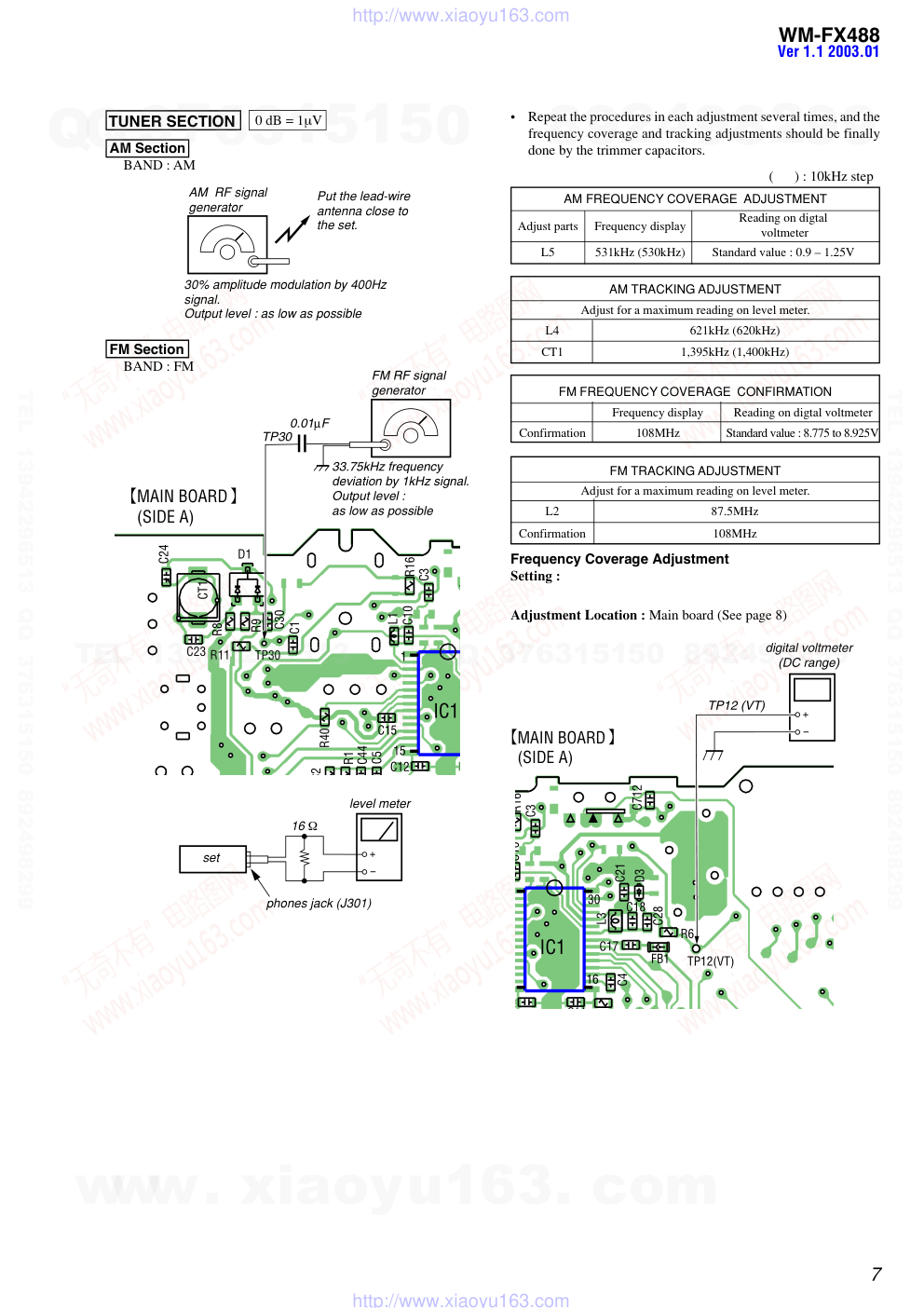 索尼SONY WM-FX488电路图-6 索尼SONY WM-FX488电路图-6