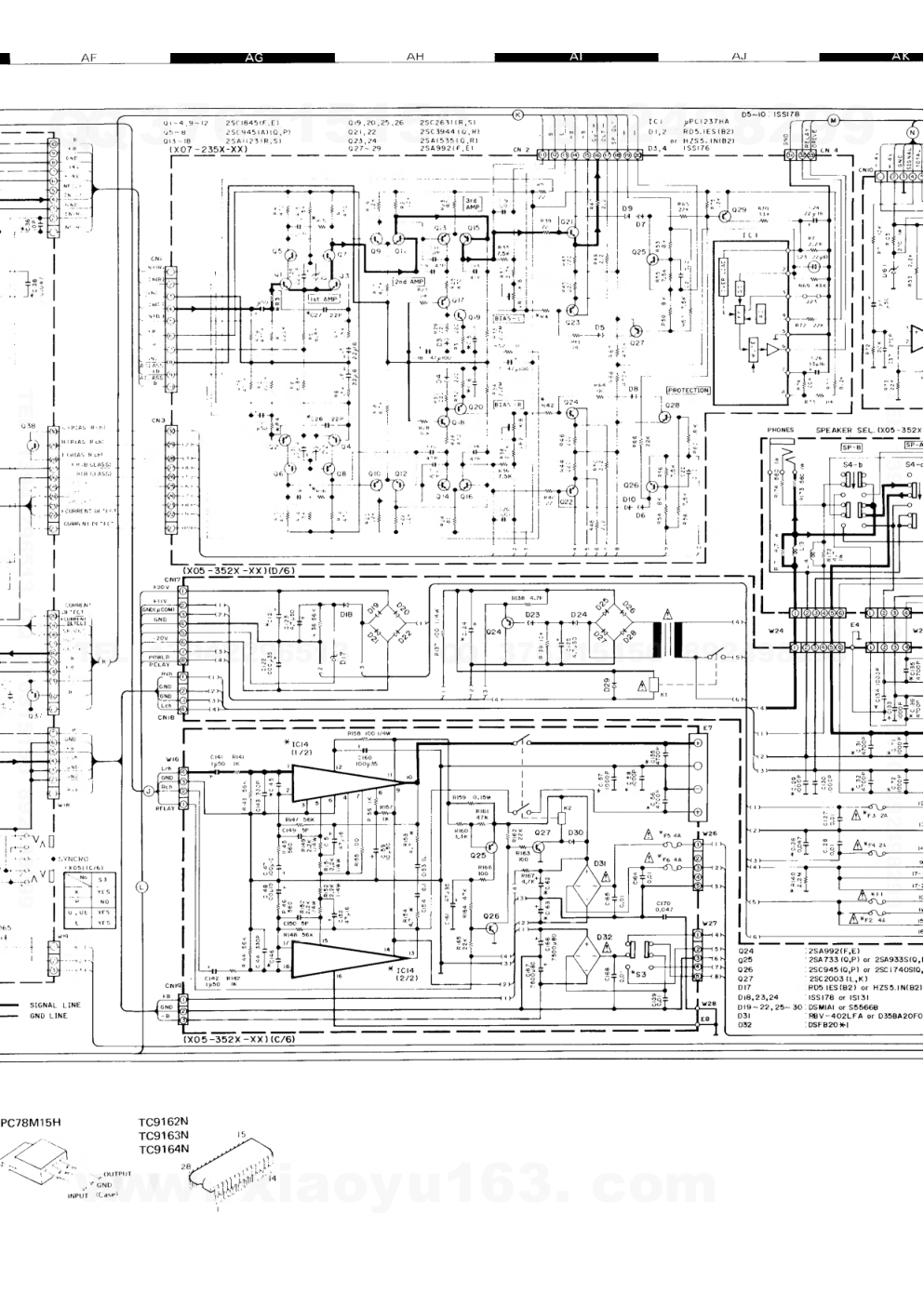 建伍KENWOOD KR-V127R音视频播放电路图-9 建伍KENWOOD KR-V127R音视频播放电路图-9