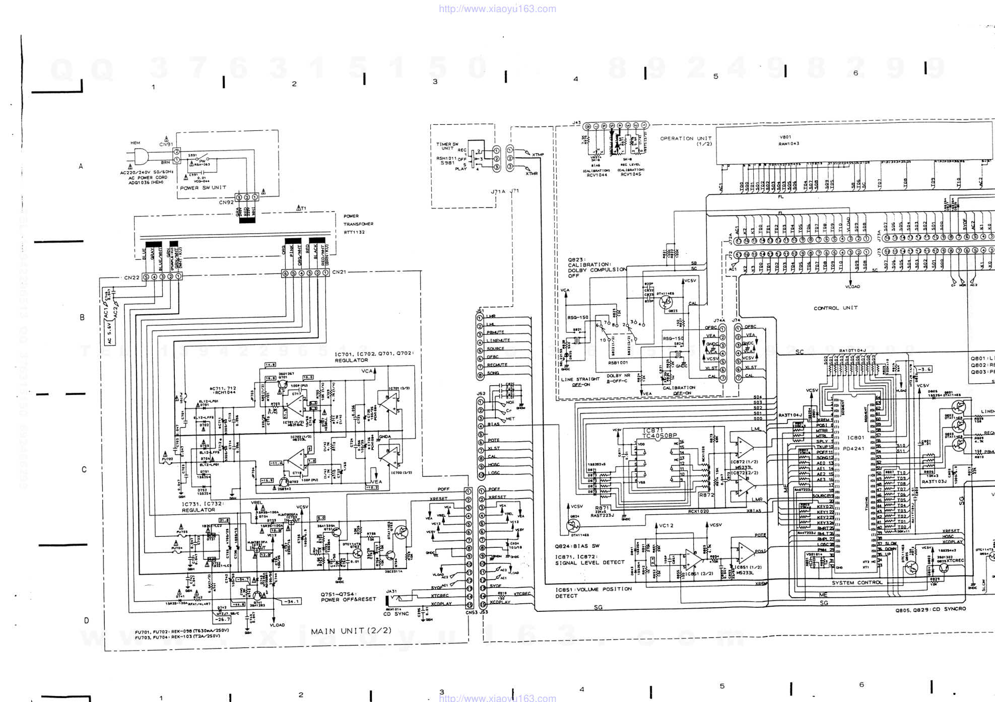 先锋PIONEER CT-959电路图-7