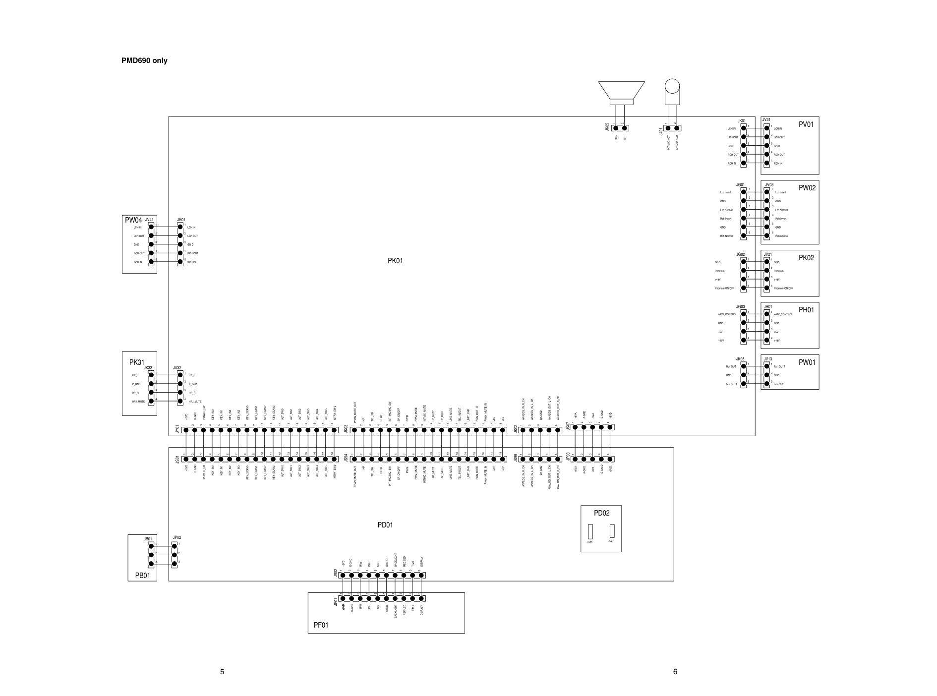 马兰士MARANTZ PMD680W1B音响电路图-7 马兰士MARANTZ PMD680W1B音响电路图-7