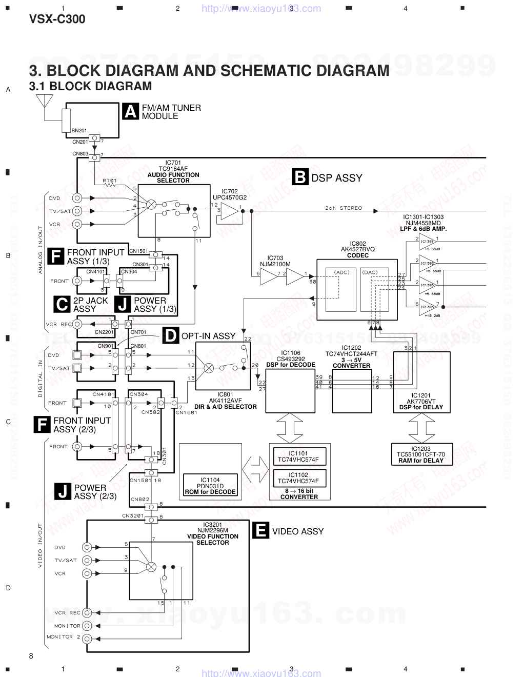 先锋PIONEER VSX-C300电路图-7 先锋PIONEER VSX-C300电路图-7