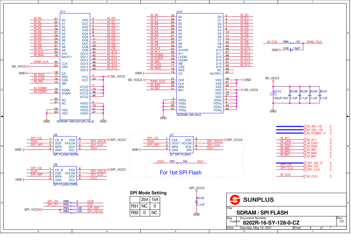 采用凌阳8202R-16-SY-128-0-CZ方案的DVD电路原理图-2 采用凌阳8202R-16-SY-128-0-CZ方案的DVD电路原理图-2