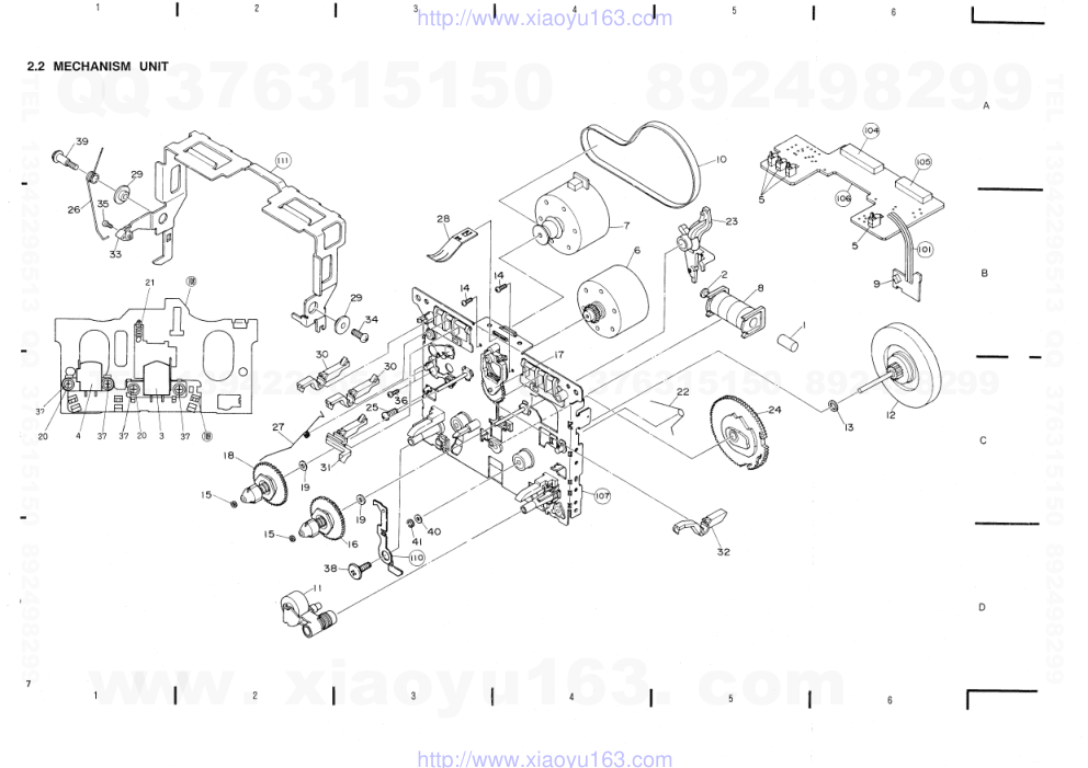 先锋PIONEER CT-447S电路图-5 先锋PIONEER CT-447S电路图-5