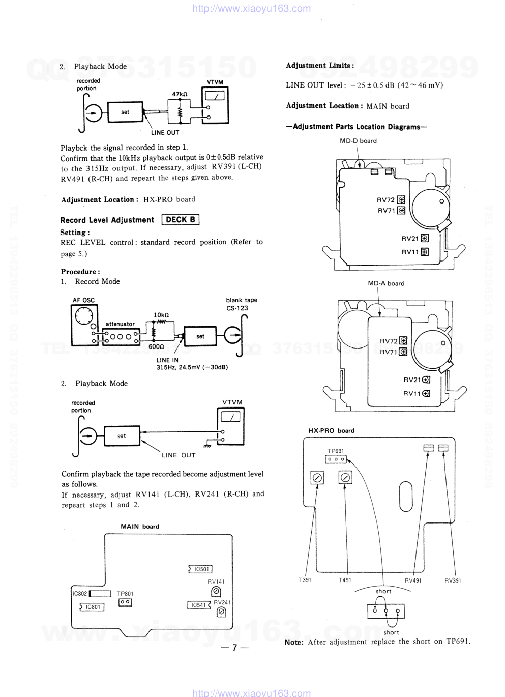 索尼SONY TC-D905电路图-6 索尼SONY TC-D905电路图-6
