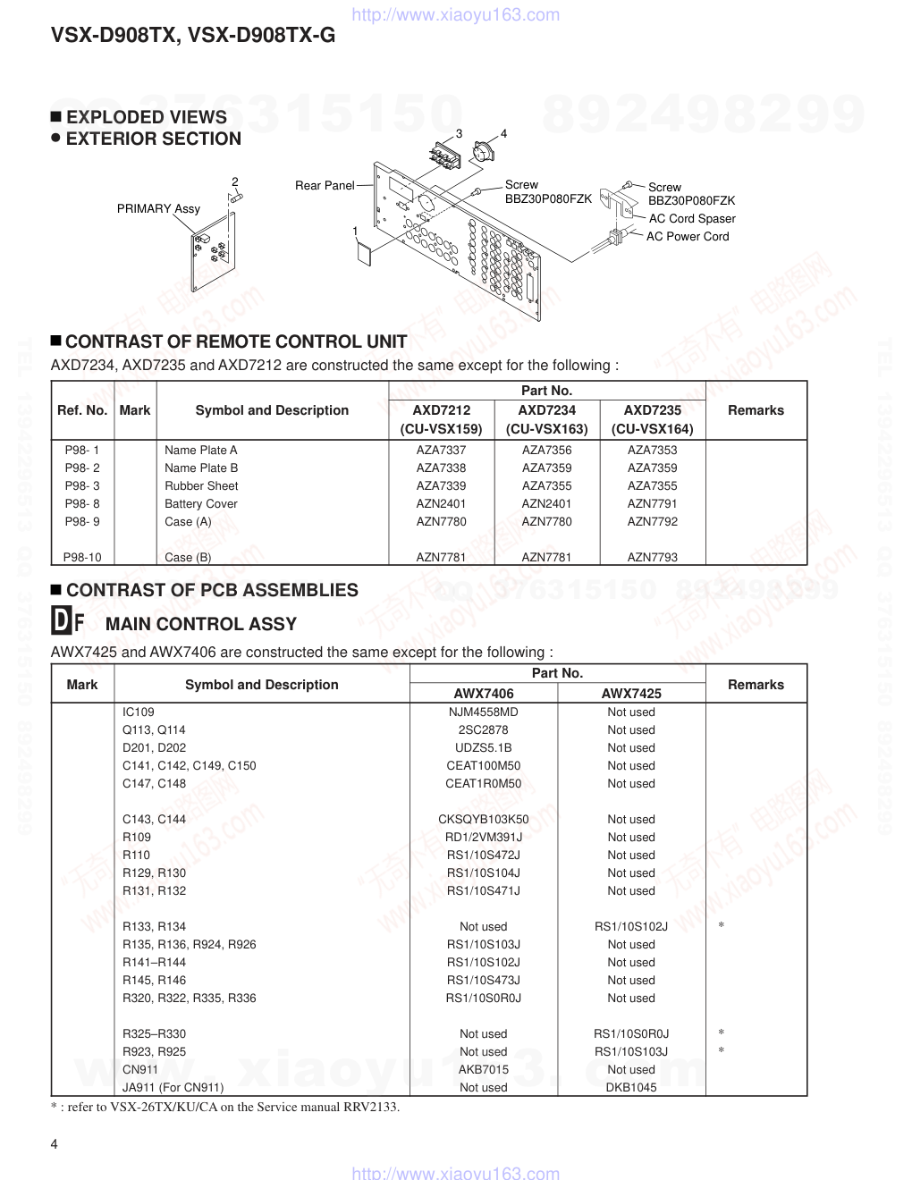 先锋PIONEER VSX-D908TX电路图-3 先锋PIONEER VSX-D908TX电路图-3