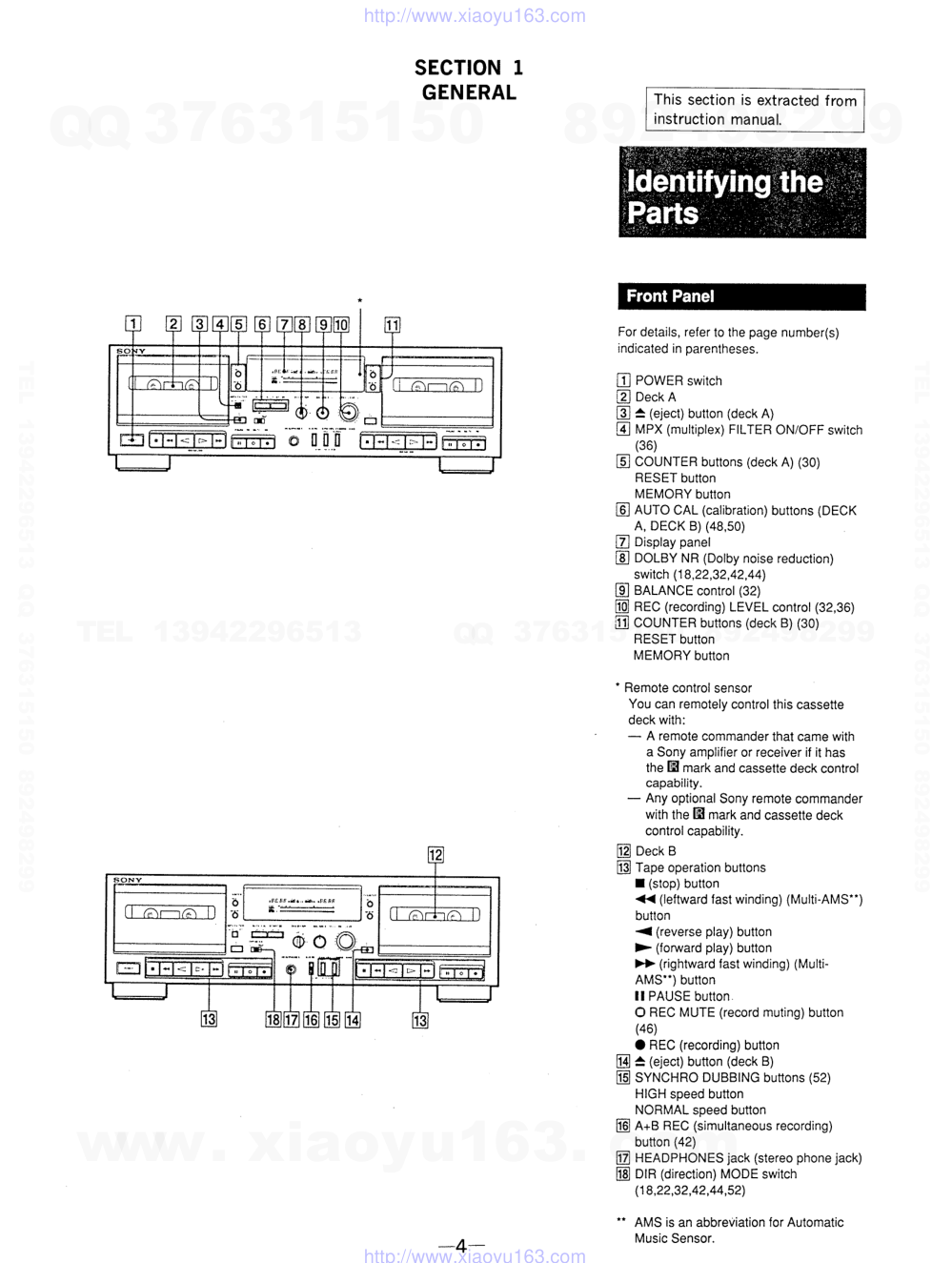 索尼SONY TC-WR735S电路图-3