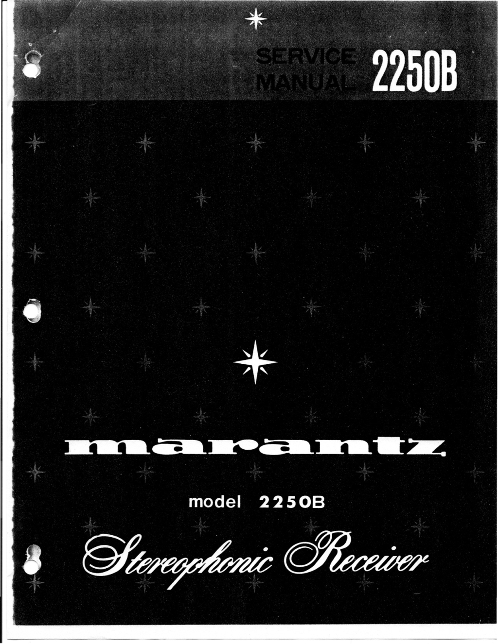 马兰士MARANTZ 2250B音响服务手册-0 马兰士MARANTZ 2250B音响服务手册-0