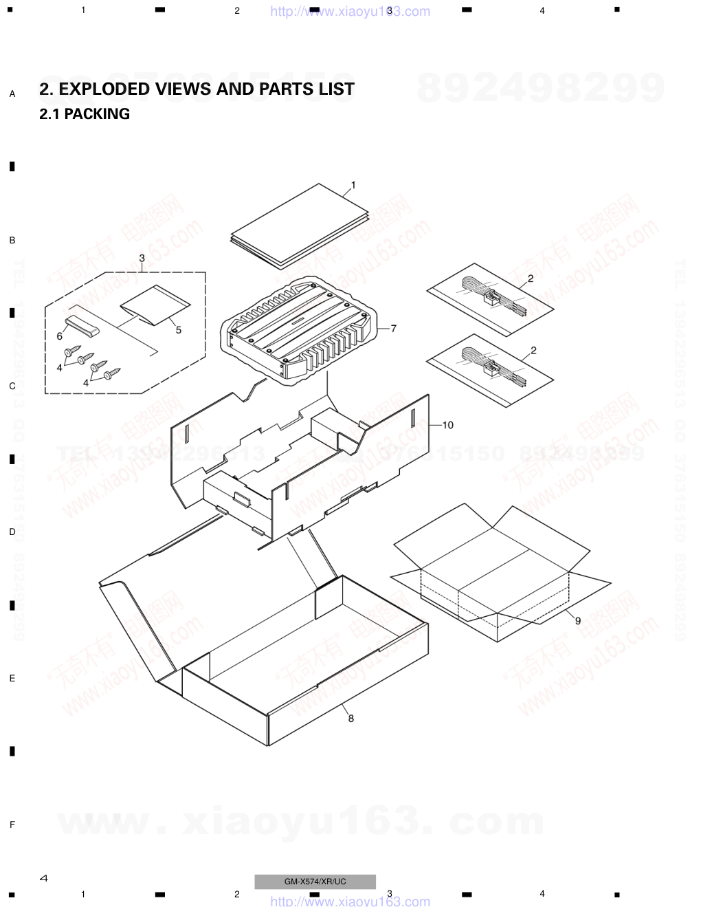 先锋PIONEER GM-X574音响电路图-3 先锋PIONEER GM-X574音响电路图-3