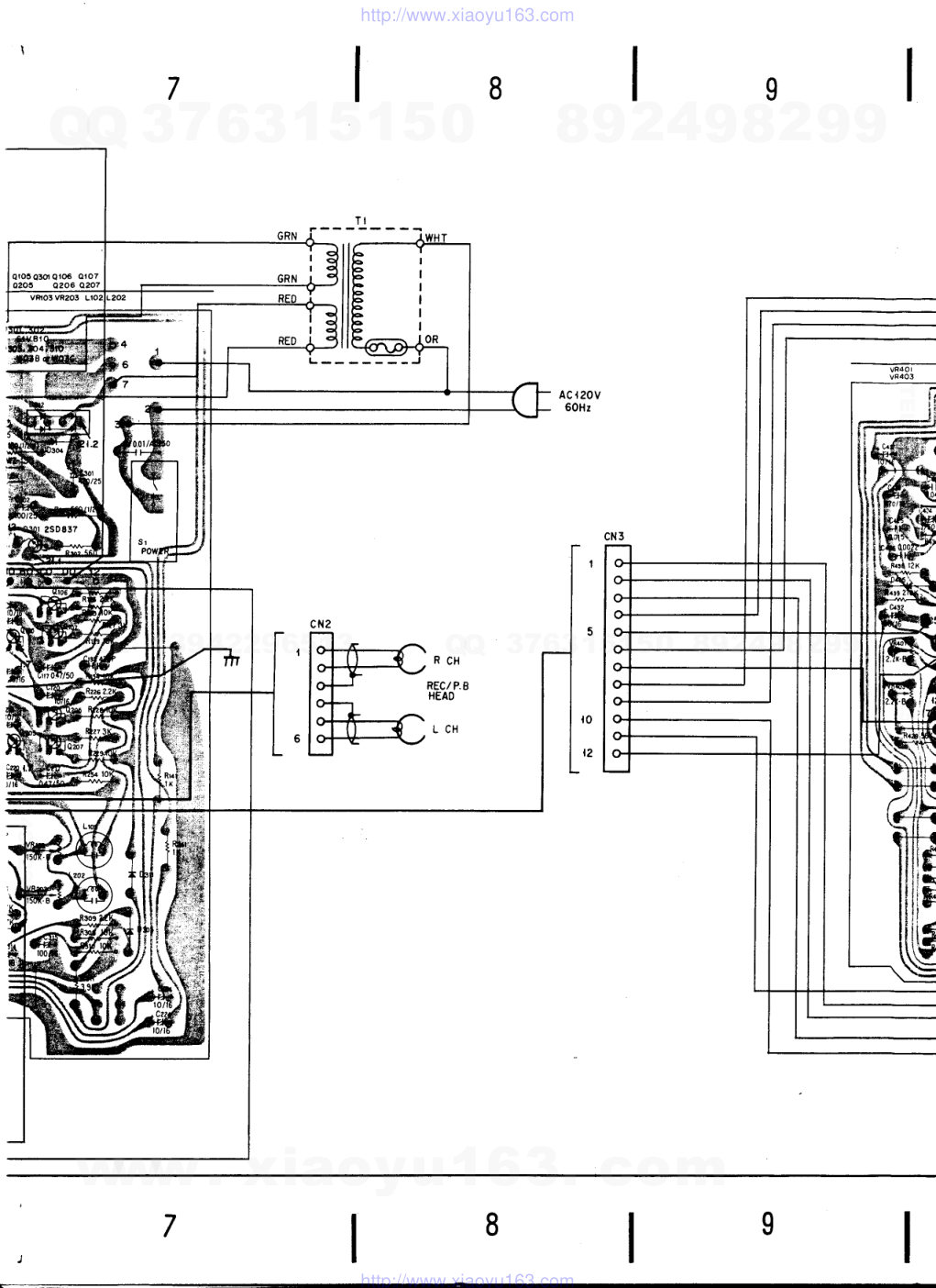 先锋PIONEER CT-4电路图-7 先锋PIONEER CT-4电路图-7