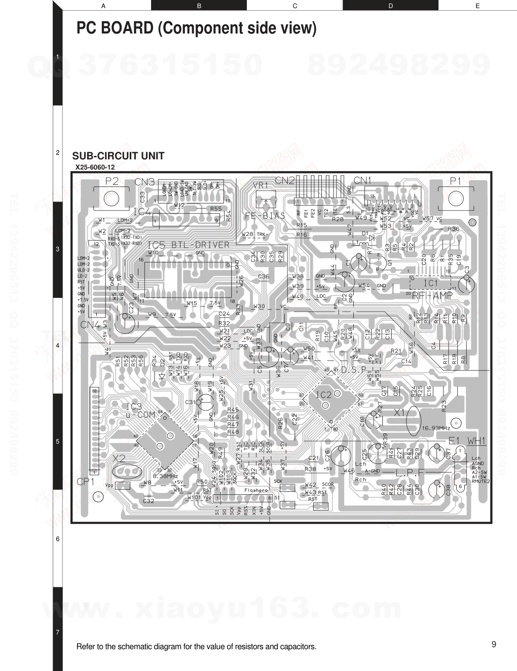 建伍KENWOOD DPF-J9030 CD播放机电路图-8 建伍KENWOOD DPF-J9030 CD播放机电路图-8