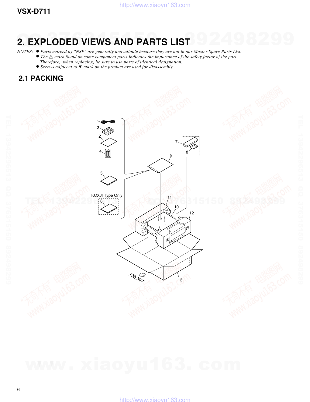 先锋PIONEER VSX-D711电路图-5 先锋PIONEER VSX-D711电路图-5