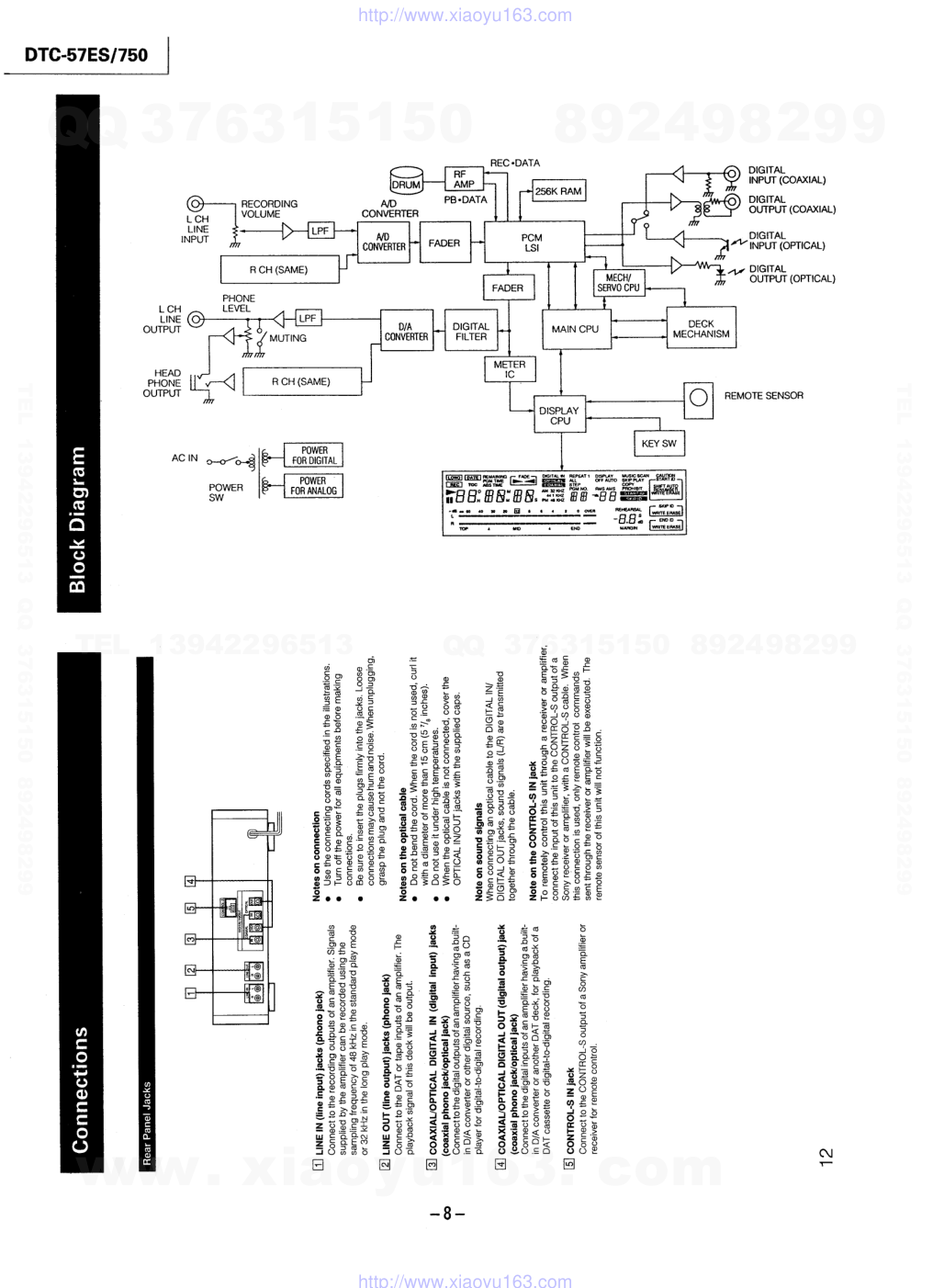 索尼SONY DTC-750音响电路原理图-7