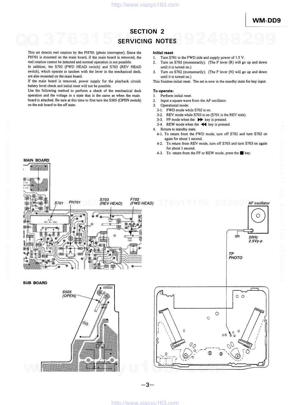 索尼SONY WM-DD9电路图-2 索尼SONY WM-DD9电路图-2