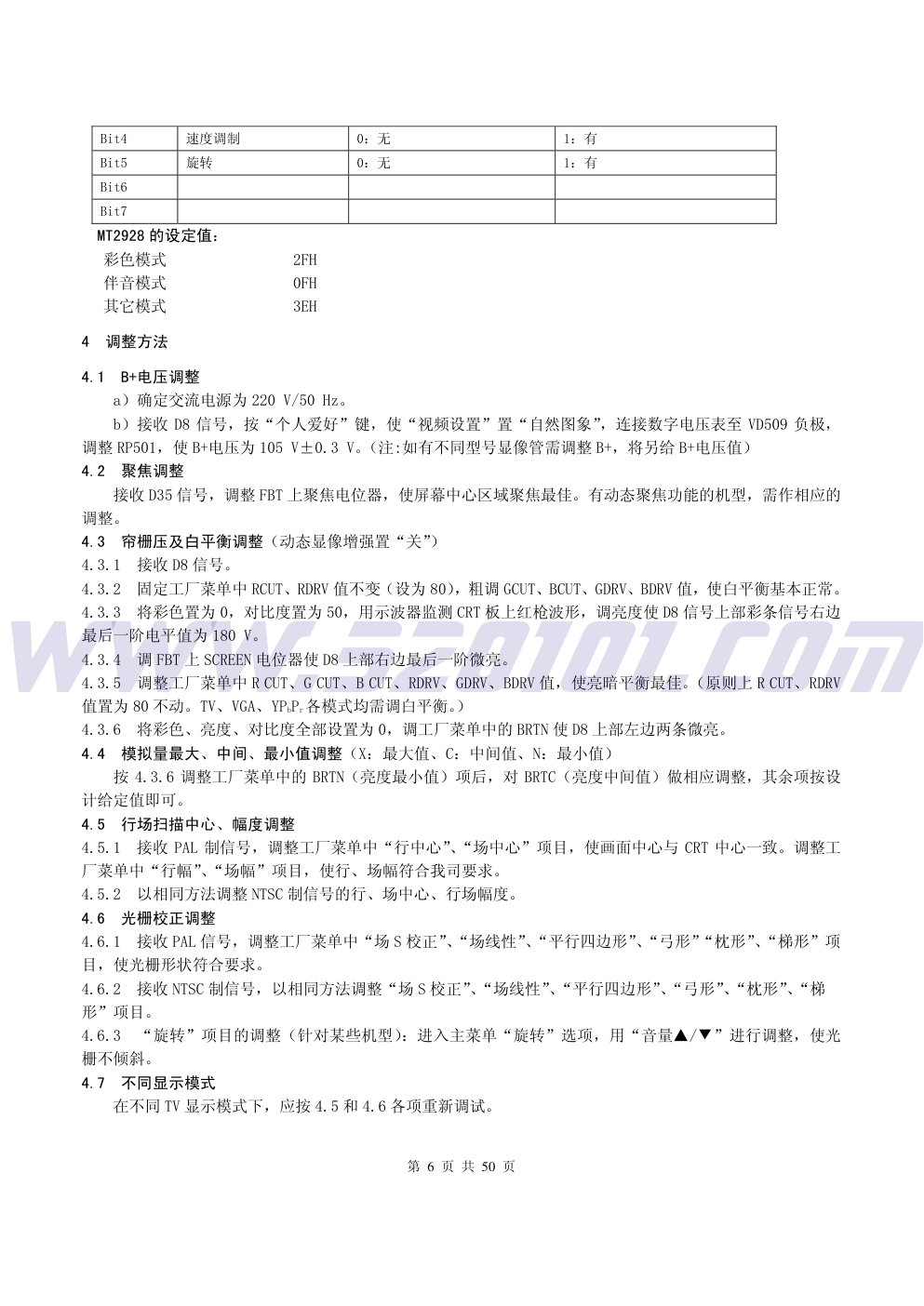 厦华MT2928（S）维修资料-5