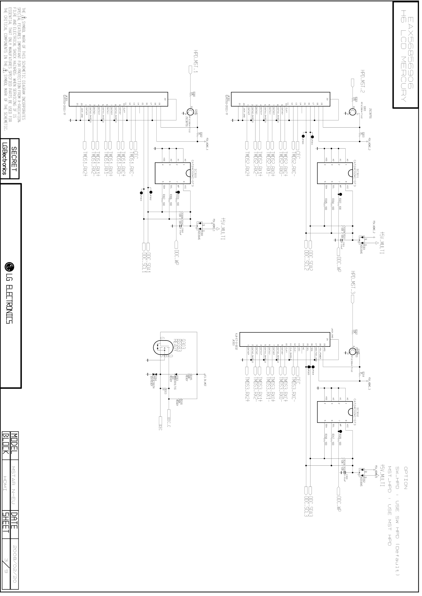 LG 42LH20RC液晶电视电路图-3