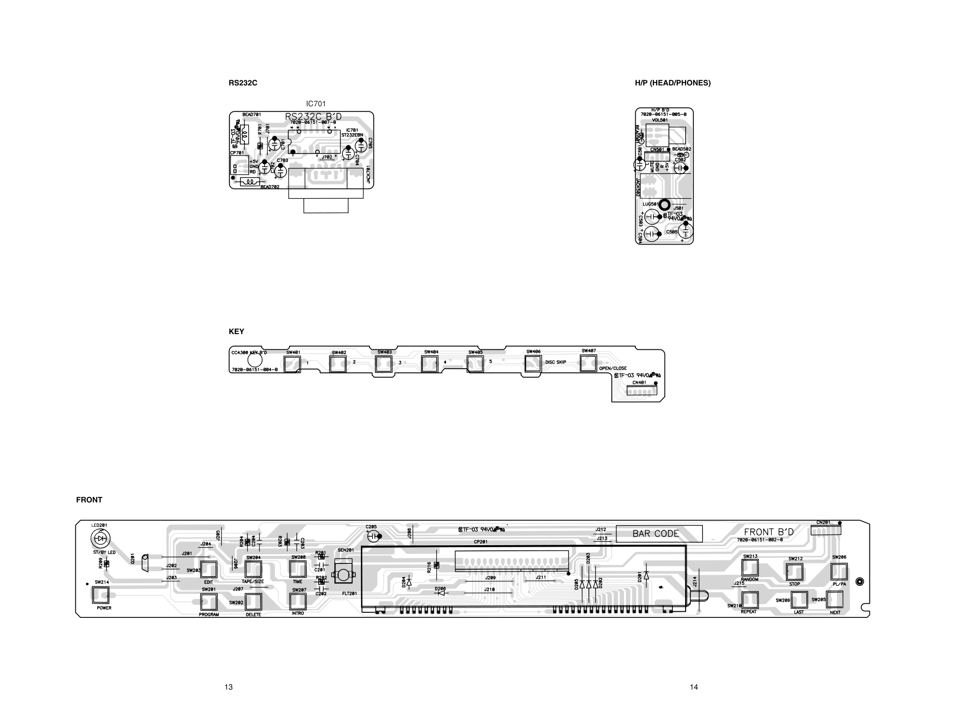 马兰士MARANTZ CC4300F1B电路图-9 马兰士MARANTZ CC4300F1B电路图-9