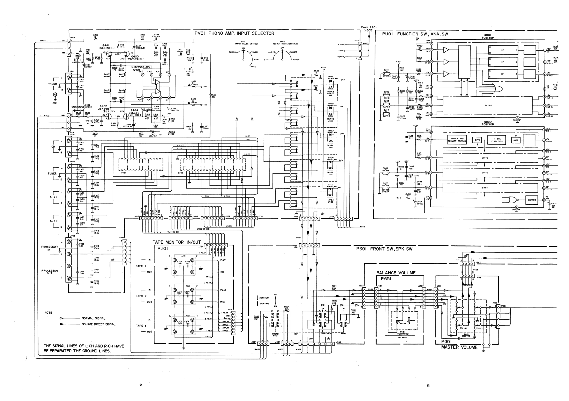 马兰士MARANTZ PM80SE音响电路图-4