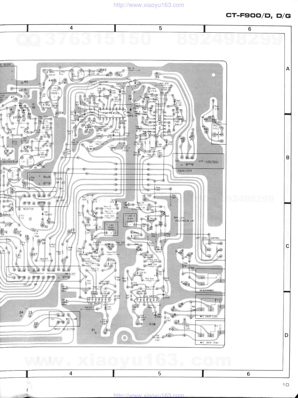 先锋PIONEER CT-F900电路图-6 先锋PIONEER CT-F900电路图-6
