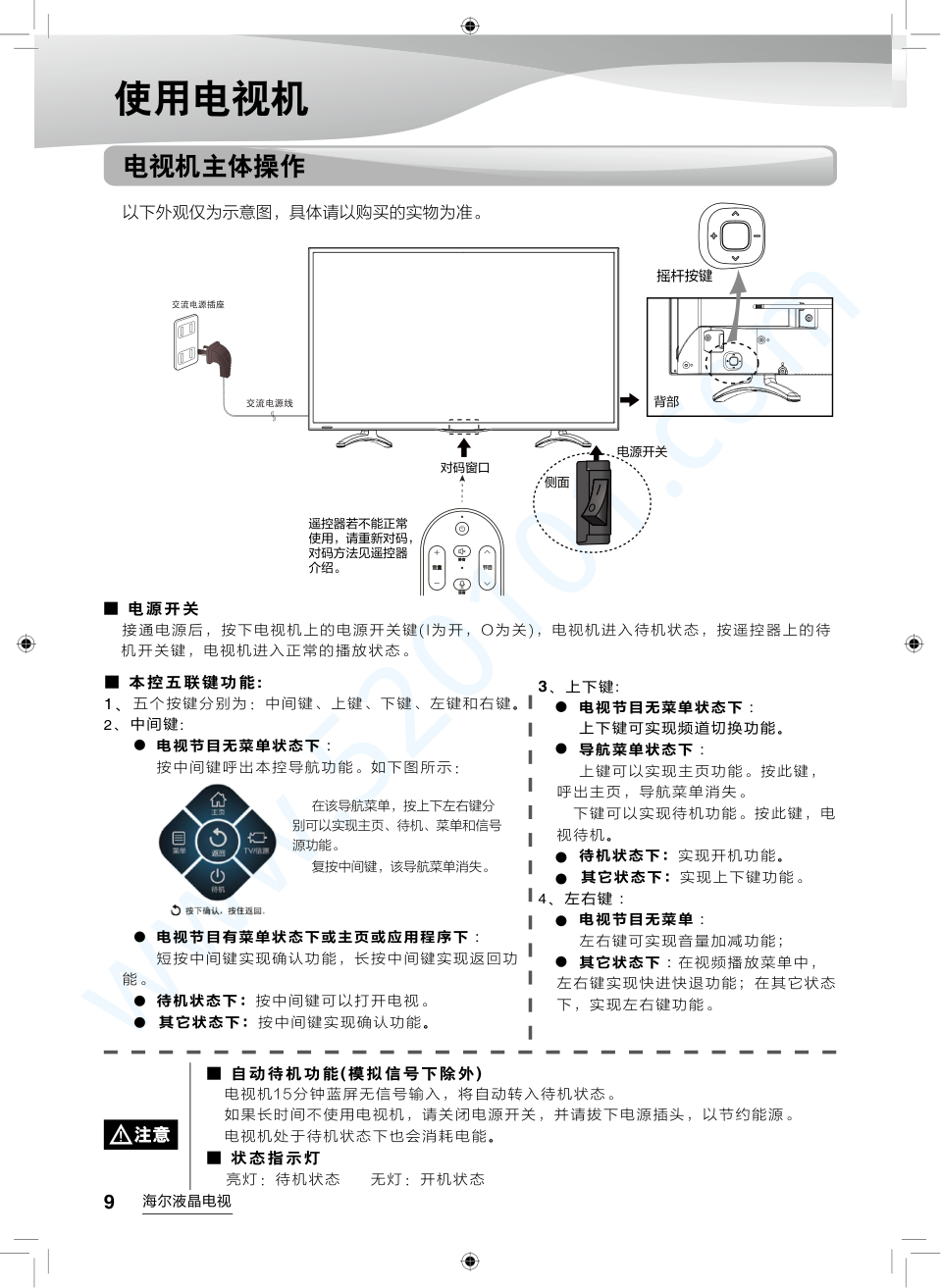 海尔LE32AL88F51液晶电视说明书-9 海尔LE32AL88F51液晶电视说明书-9