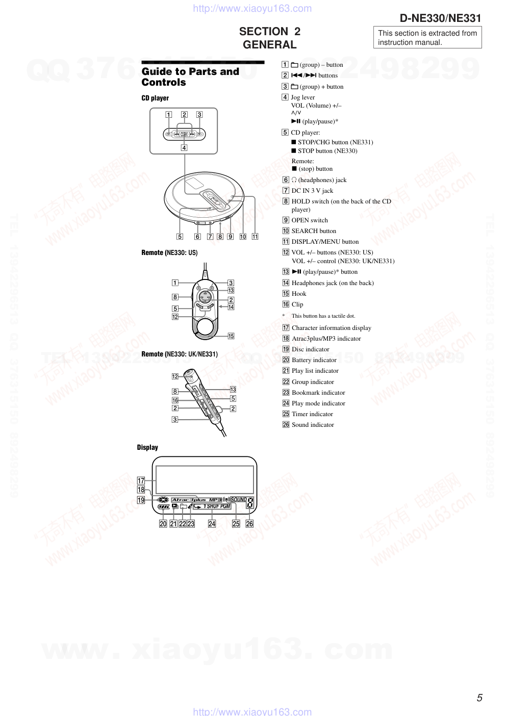 索尼SONY D-NE331音响电路图-4 索尼SONY D-NE331音响电路图-4