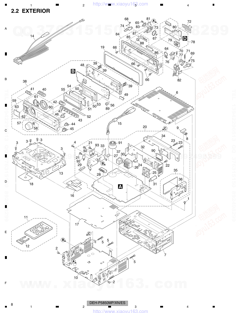 先锋PIONEER DEH-P5850MPXNES电路图-7