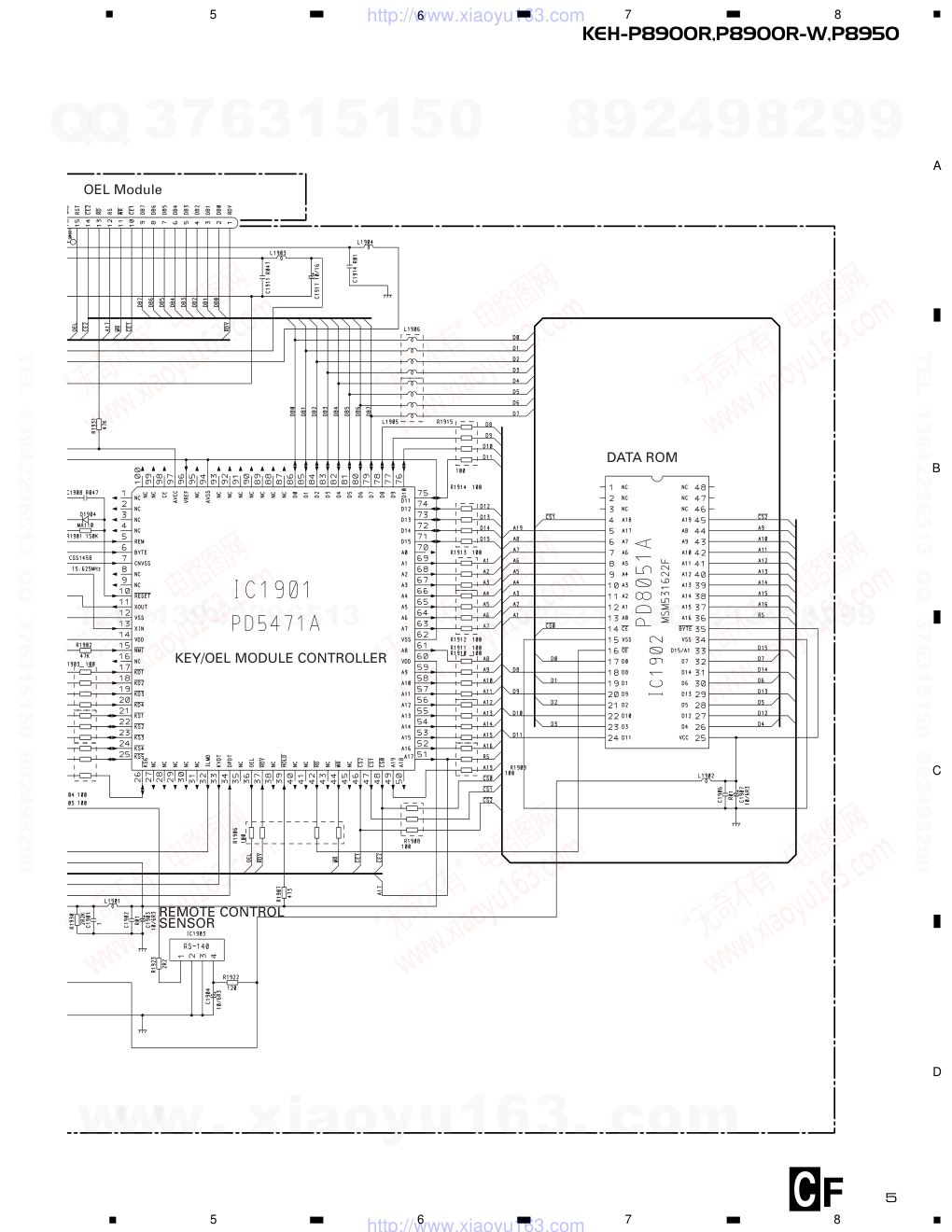 先锋PIONEER KEH-P8900R-W音响电路图-4 先锋PIONEER KEH-P8900R-W音响电路图-4