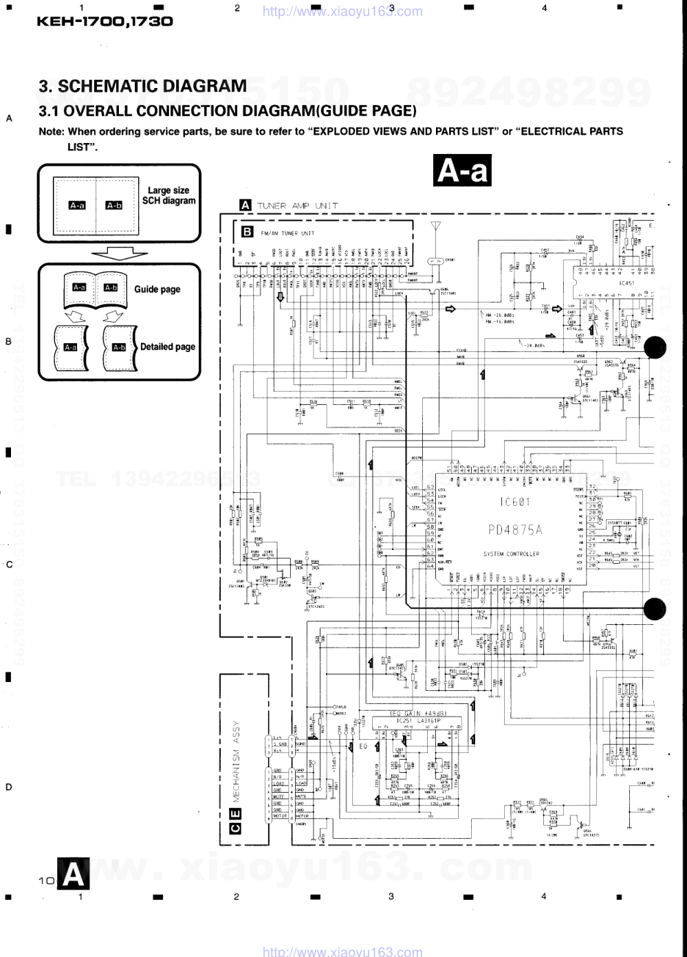 先锋PIONEER KEH-1730音响电路图-9 先锋PIONEER KEH-1730音响电路图-9