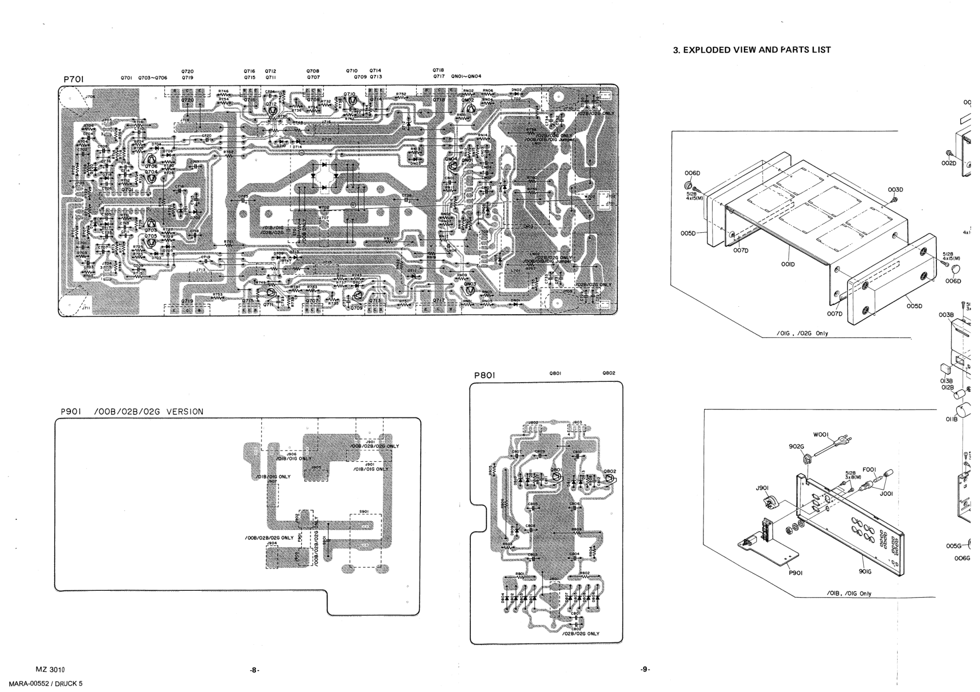 马兰士MARANTZ PM7202B音响电路图-6 马兰士MARANTZ PM7202B音响电路图-6