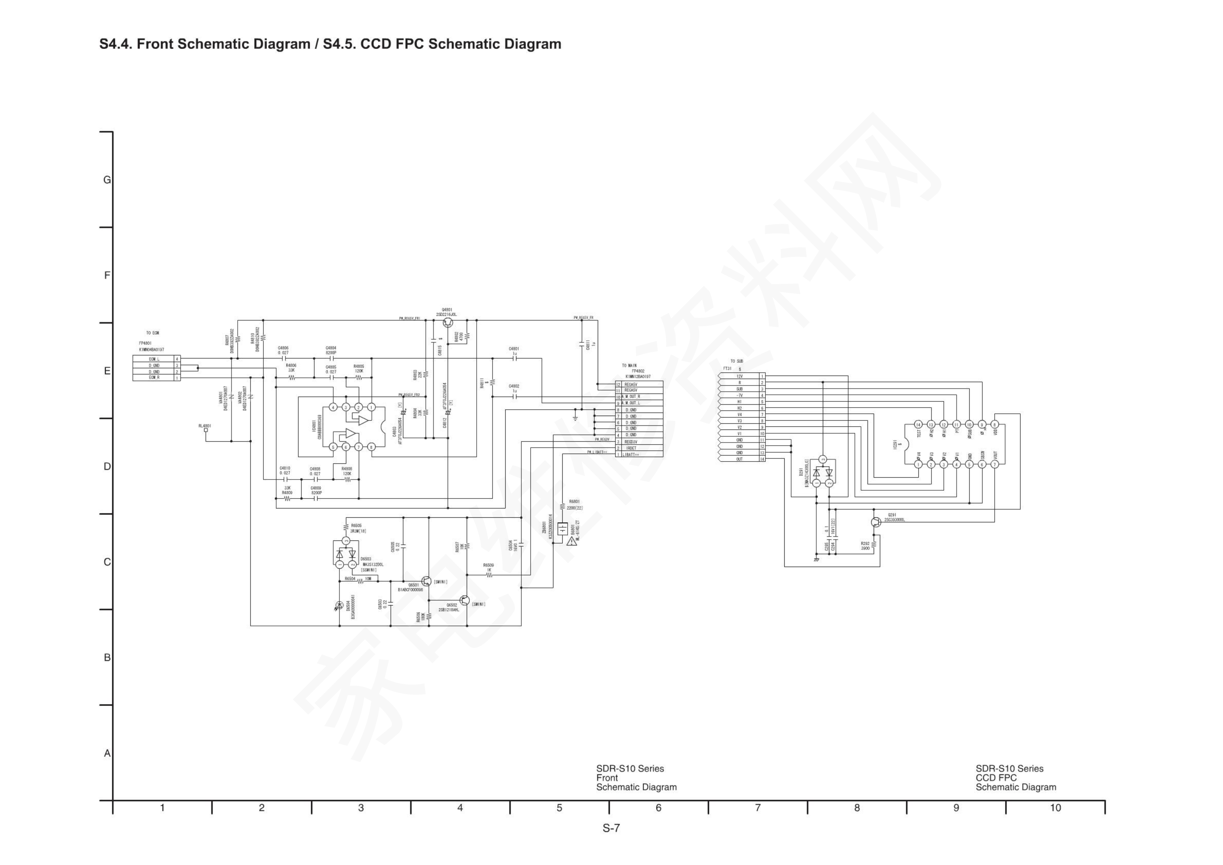 Panosonic SDR-S10PC摄像机图纸-3 Panosonic SDR-S10PC摄像机图纸-3