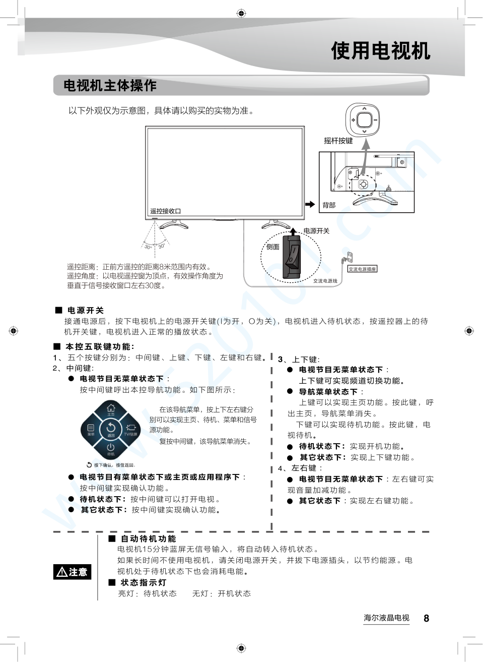 海尔LE42R31液晶电视说明书-8 海尔LE42R31液晶电视说明书-8