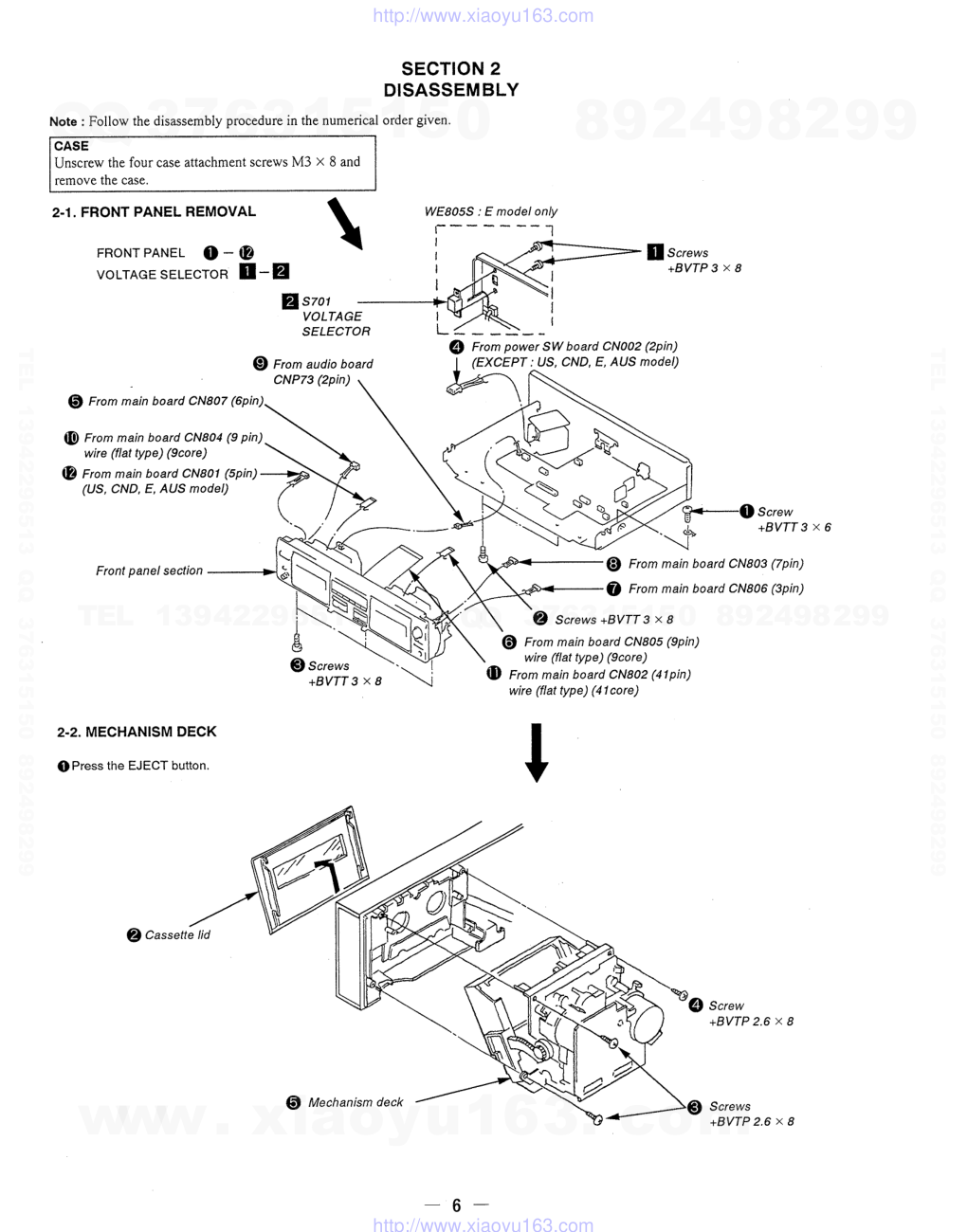 索尼SONY TC-WA8ESA电路图-5 索尼SONY TC-WA8ESA电路图-5