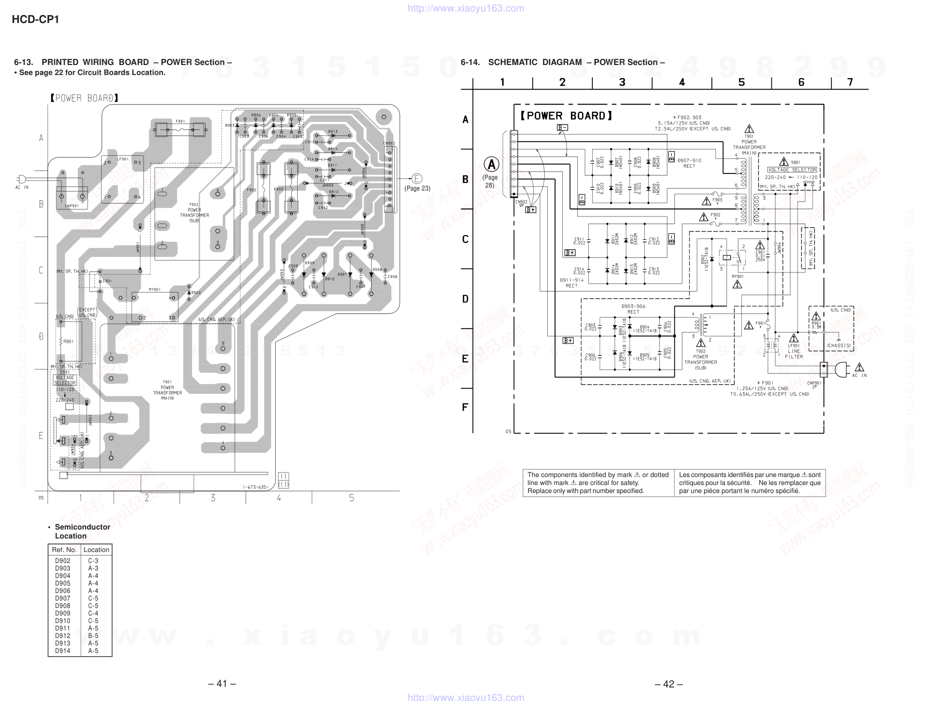 索尼SONY HCD-CP1音响电路图-7 索尼SONY HCD-CP1音响电路图-7