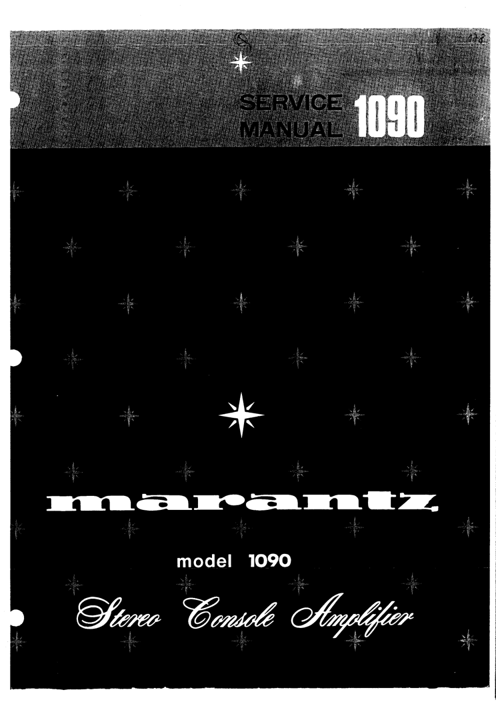 马兰士MARANTZ 1090音响服务手册-0 马兰士MARANTZ 1090音响服务手册-0