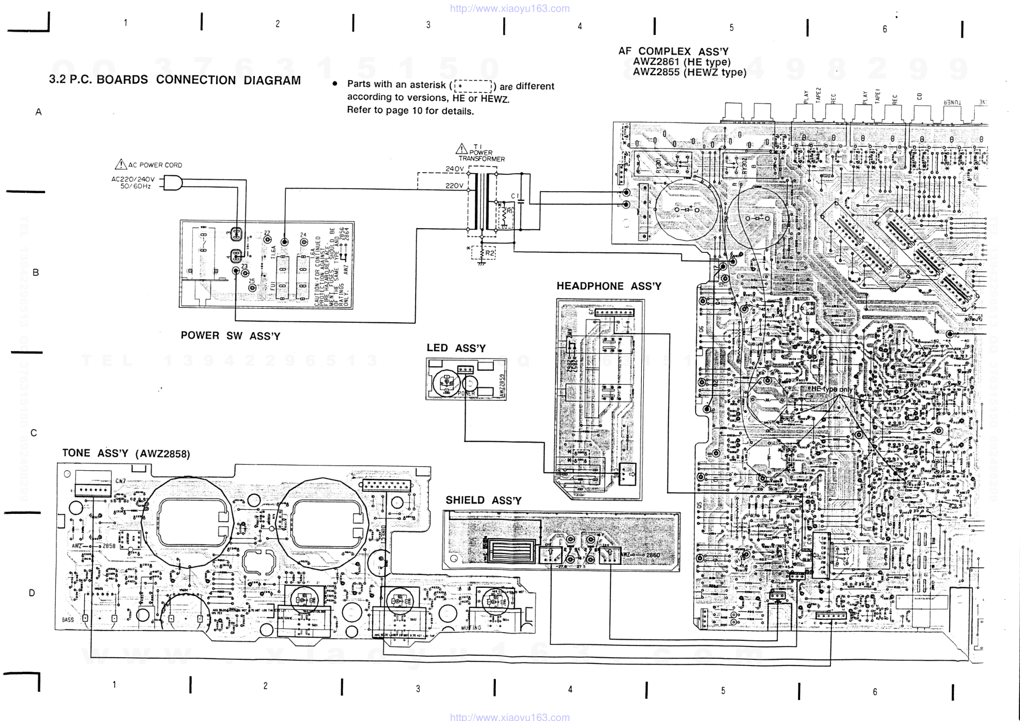先锋PIONEER A-447-S音响电路原理图-6 先锋PIONEER A-447-S音响电路原理图-6