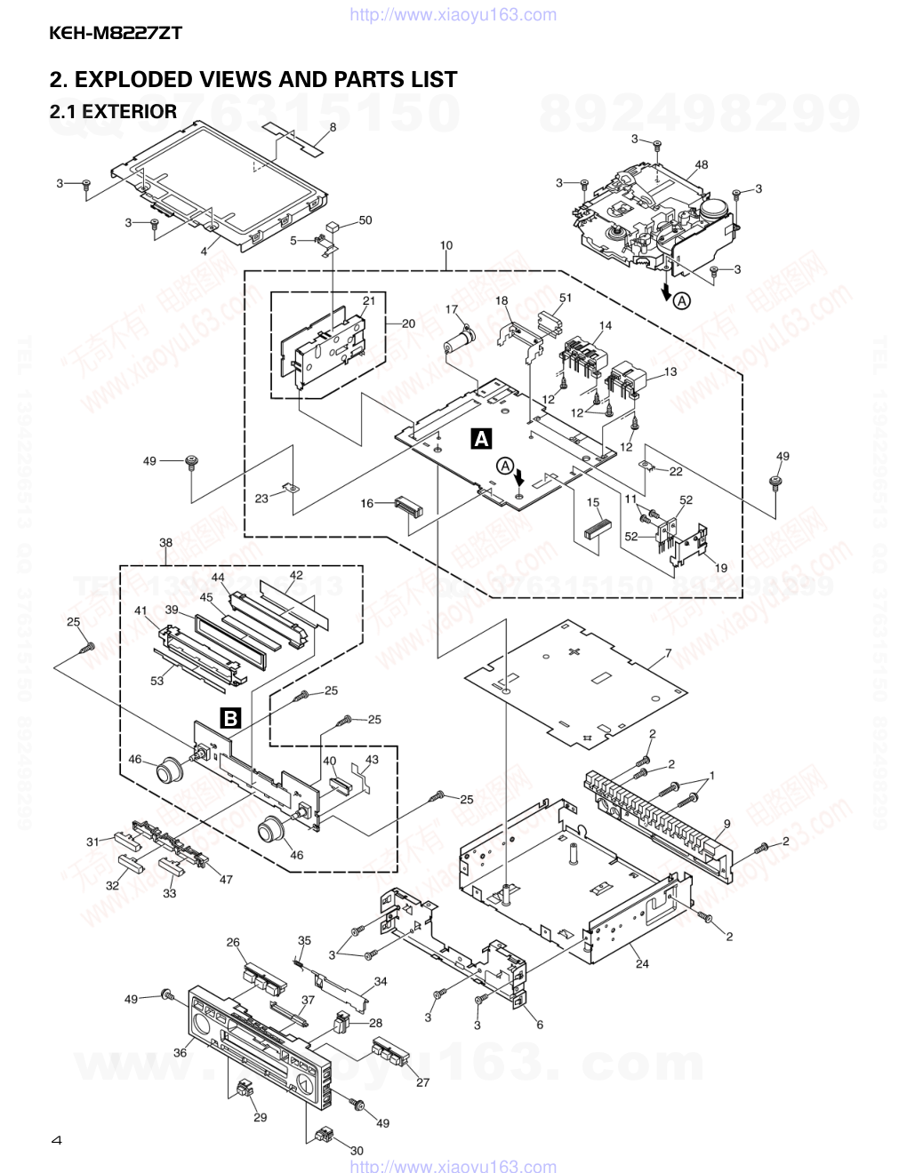 先锋PIONEER KEH-M8227ZT音响电路图-3 先锋PIONEER KEH-M8227ZT音响电路图-3