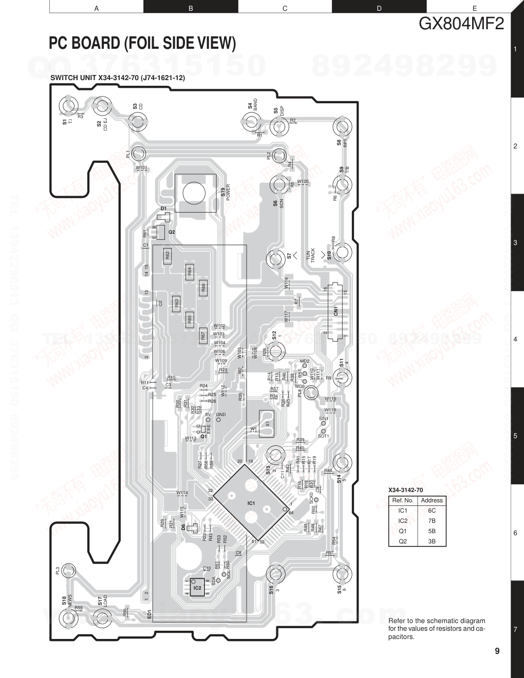 建伍KENWOOD GX804MF2 CD播放机维修手册-8