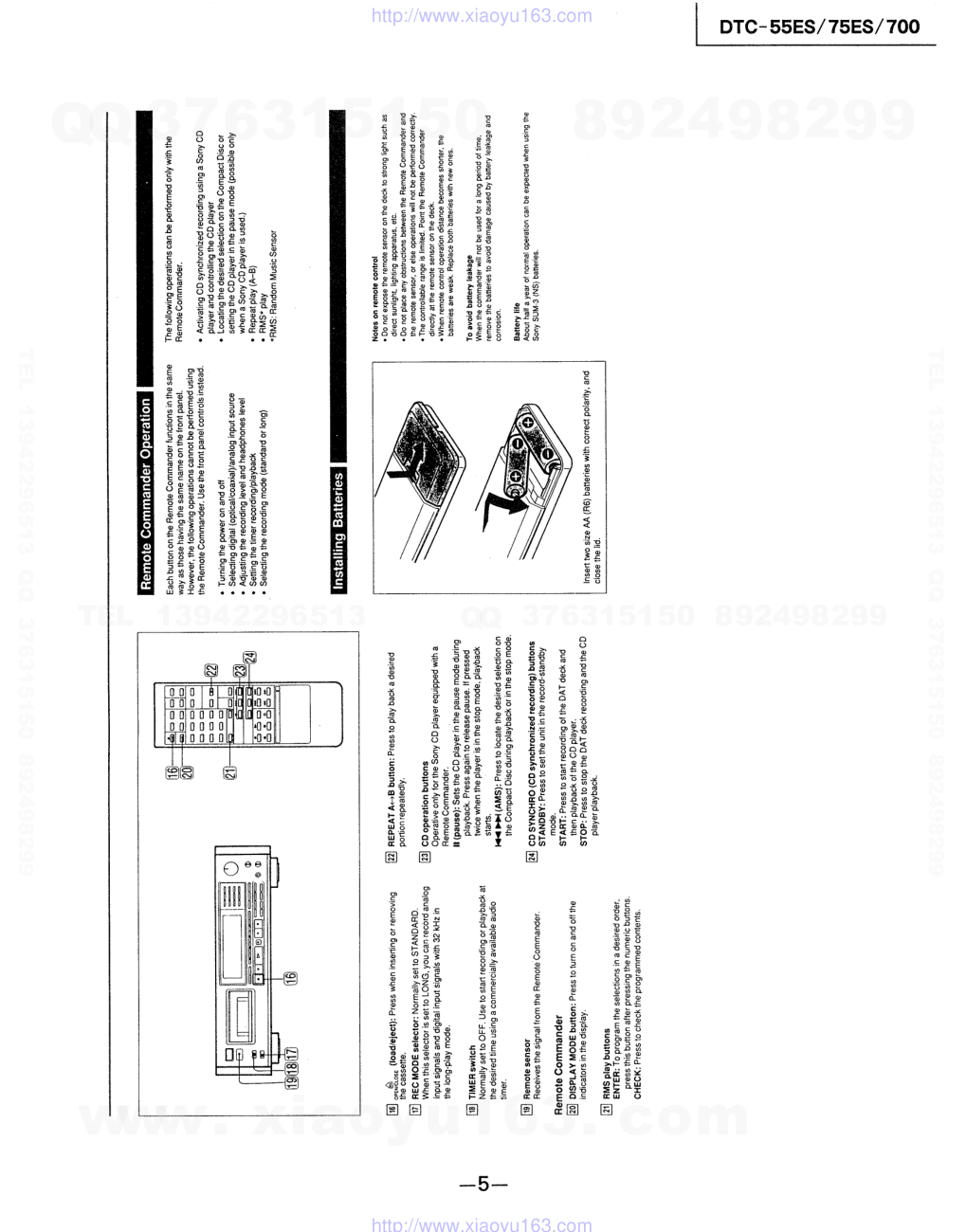 索尼SONY DTC-55ES音响电路原理图-4 索尼SONY DTC-55ES音响电路原理图-4