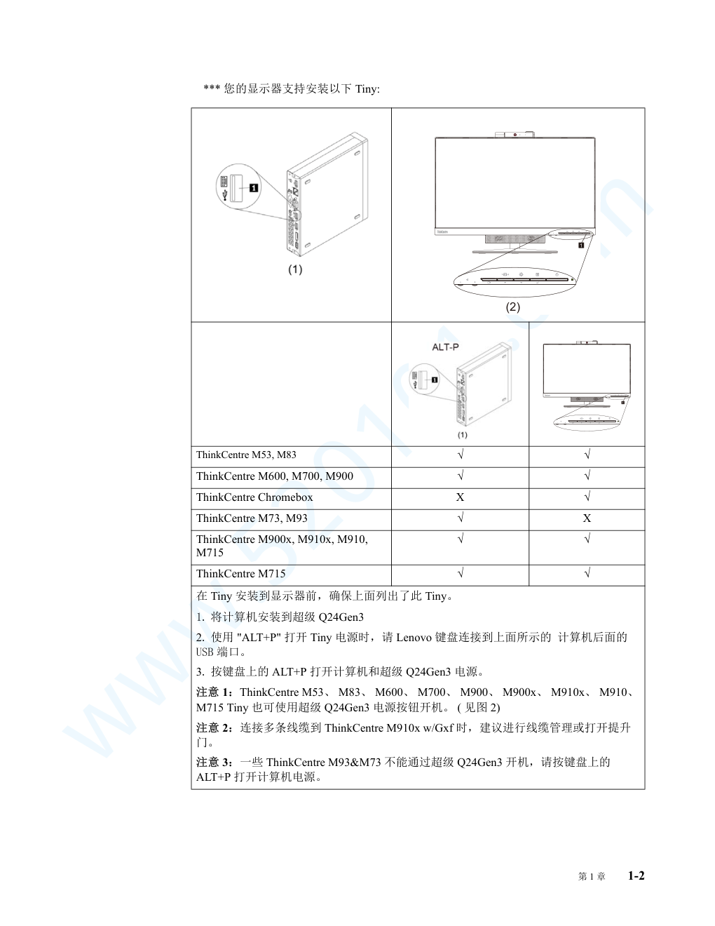 联想Q24Gen3显示器说明书-5 联想Q24Gen3显示器说明书-5