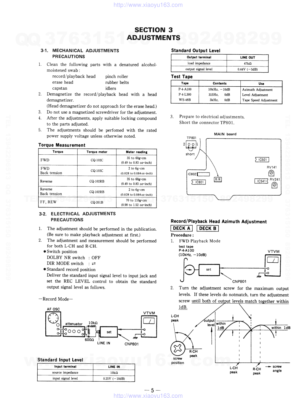 索尼SONY TC-D905电路图-4 索尼SONY TC-D905电路图-4