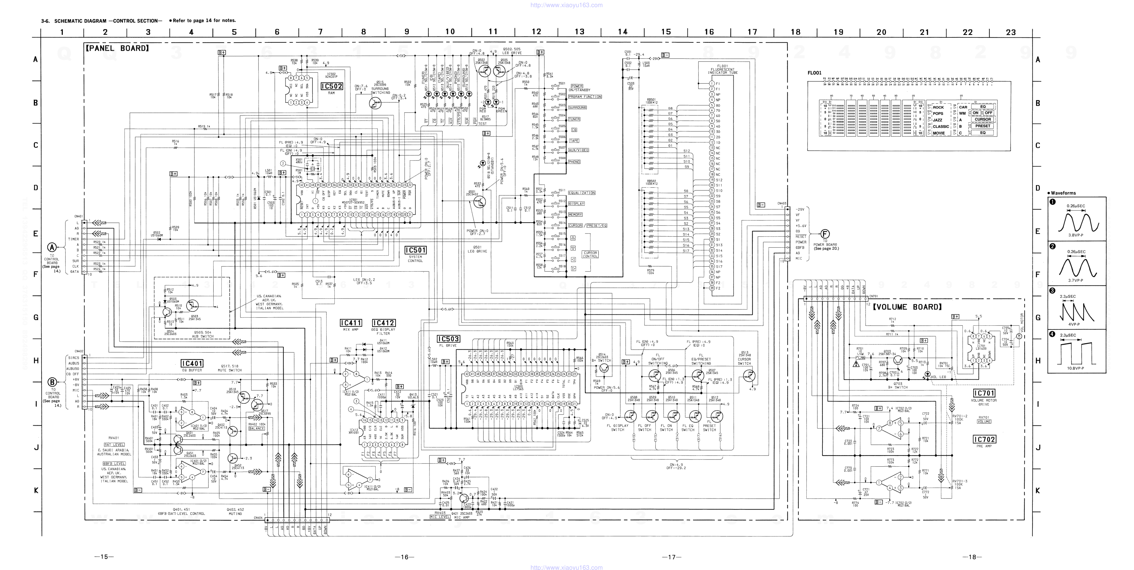 索尼SONY TA-H300音响电路原理图-8 索尼SONY TA-H300音响电路原理图-8