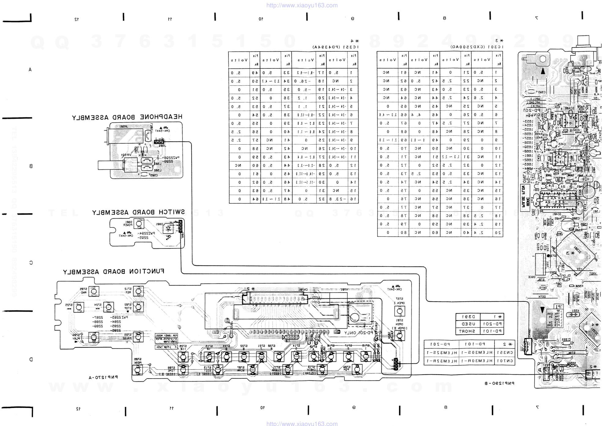 先锋PIONEER PD-201音响电路图-8 先锋PIONEER PD-201音响电路图-8