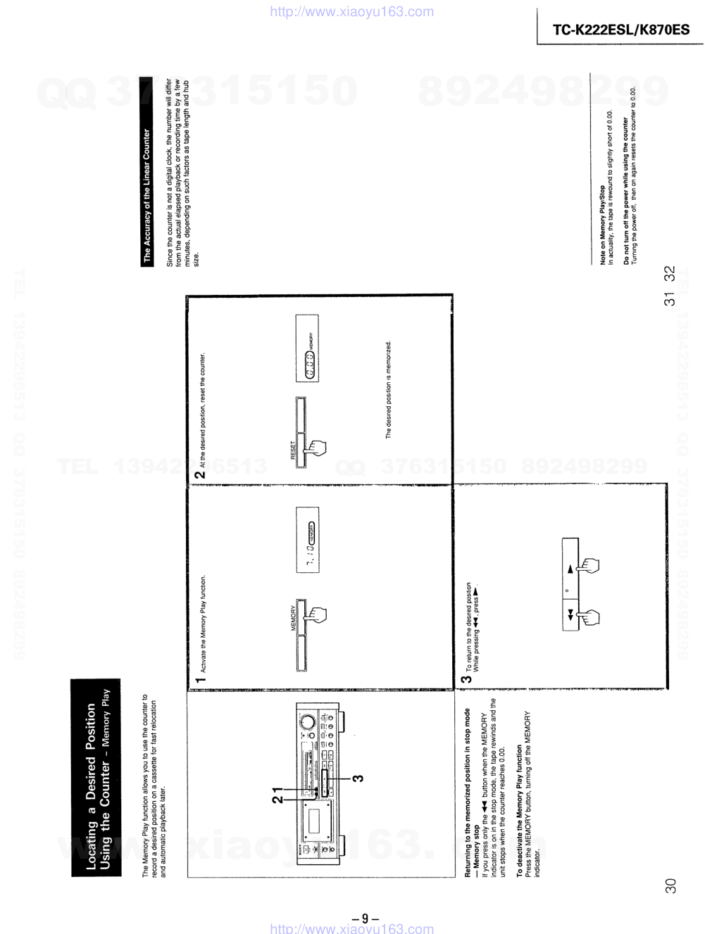 索尼SONY TC-K870ES电路图-8