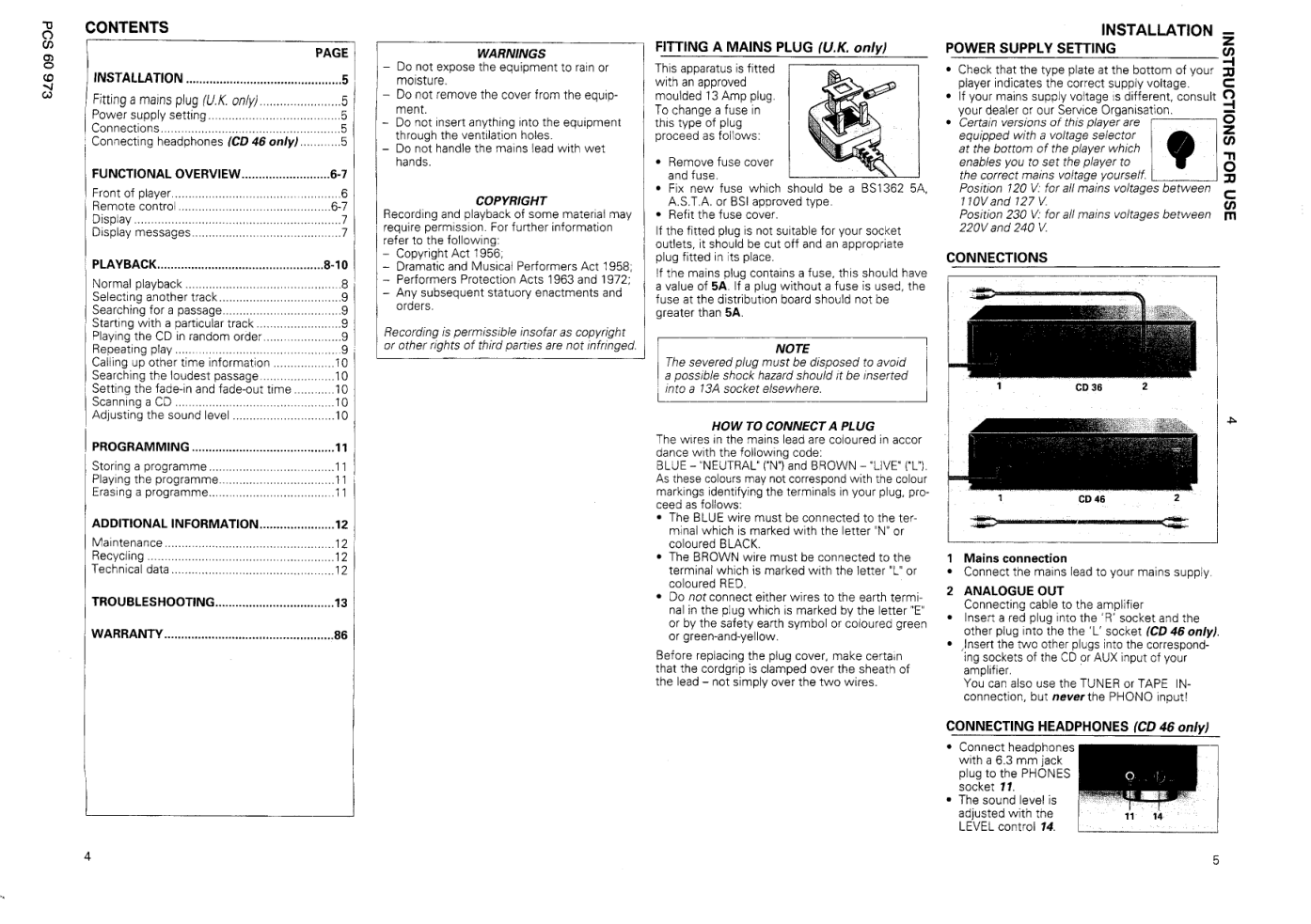 马兰士MARANTZ 74CD3605B音响电路图-3 马兰士MARANTZ 74CD3605B音响电路图-3