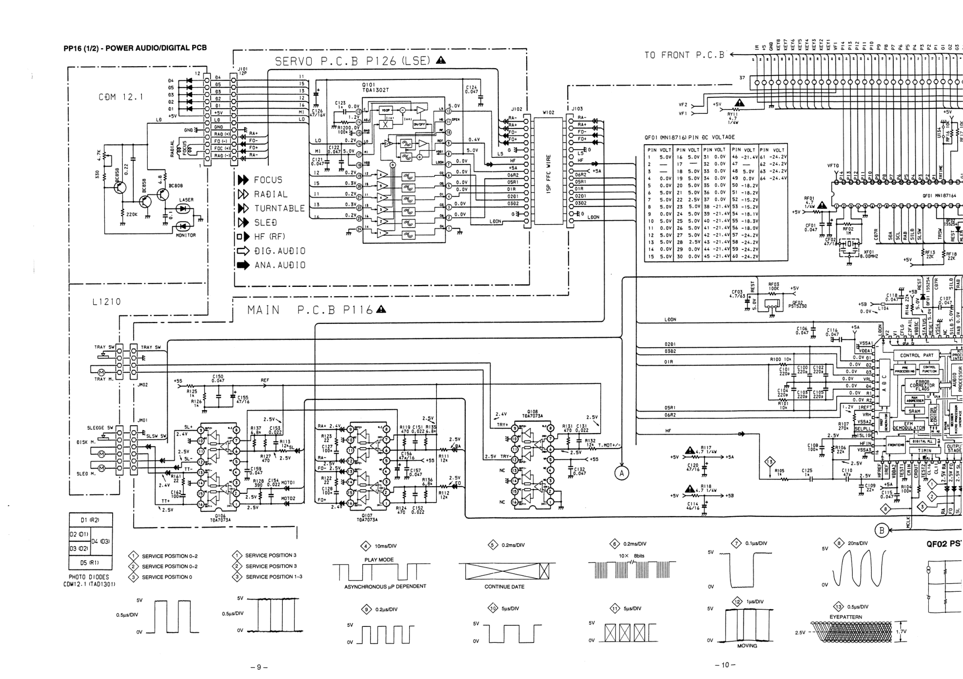 马兰士MARANTZ CD67SE FN音响电路图-9
