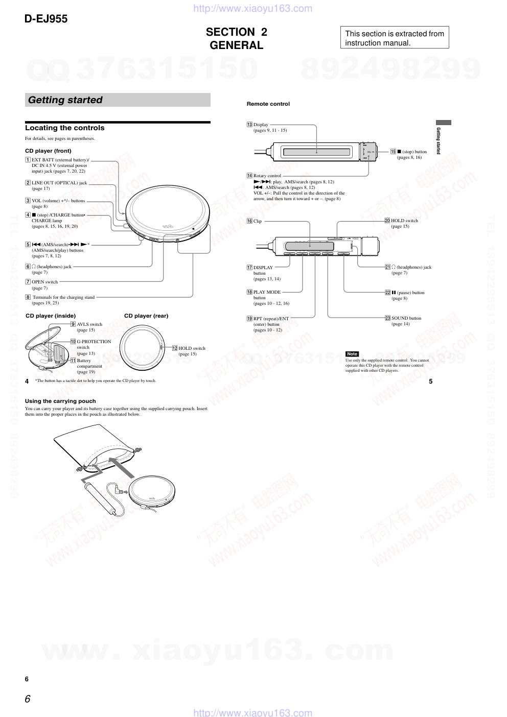 索尼SONY D-EJ955音响电路图-5